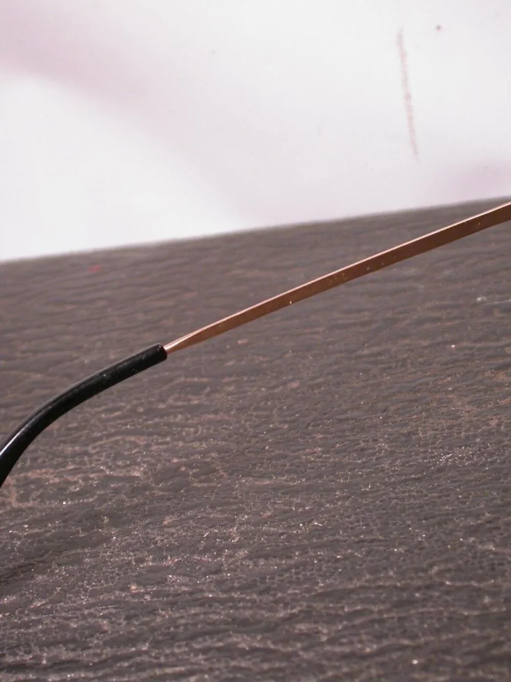 Barton Perreira Black and Gold Aviator Shades Sunglasses Made in Japan